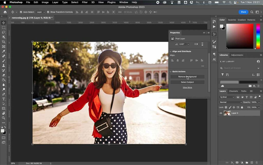 How to Quickly Remove Background in Photoshop CC 2023 - Design with Dale